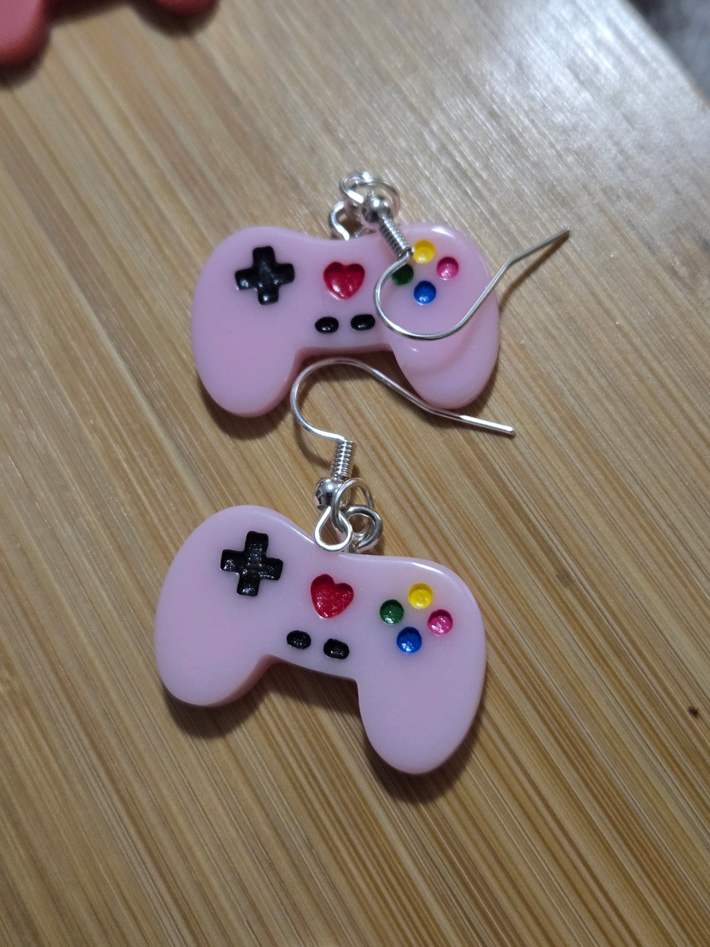 Video Game Controller Dangle Earrings