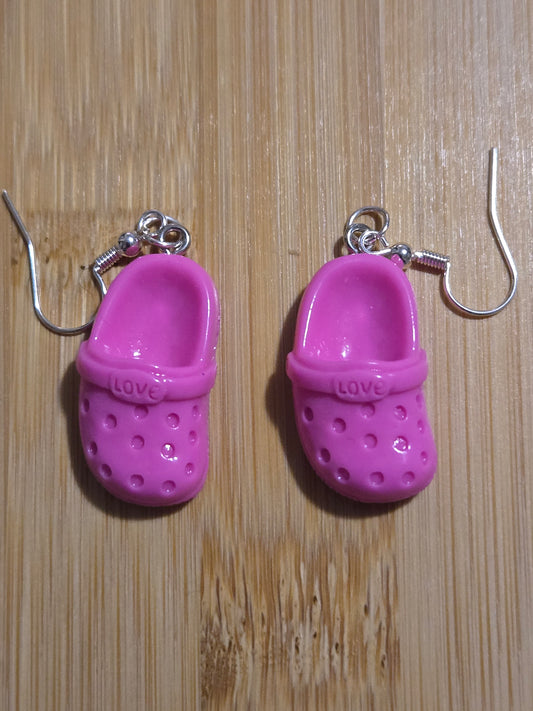 Mini Croc Dangle Earrings