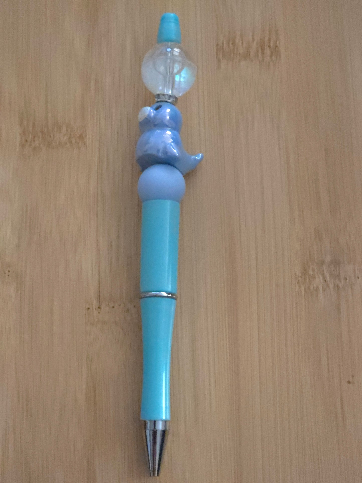 Beaded Pen with a Seal bead