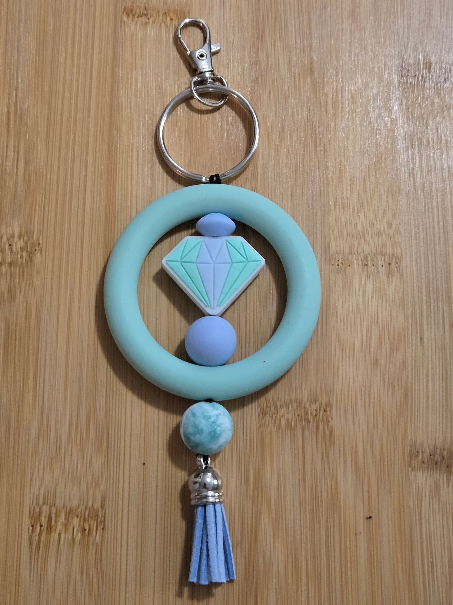 Custom Beaded Keychain