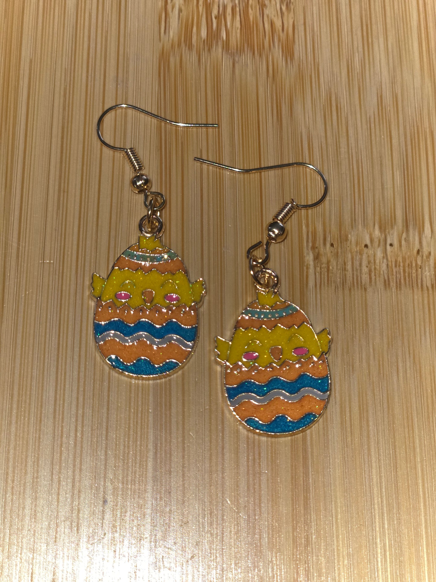 Chick Egg Easter Earrings