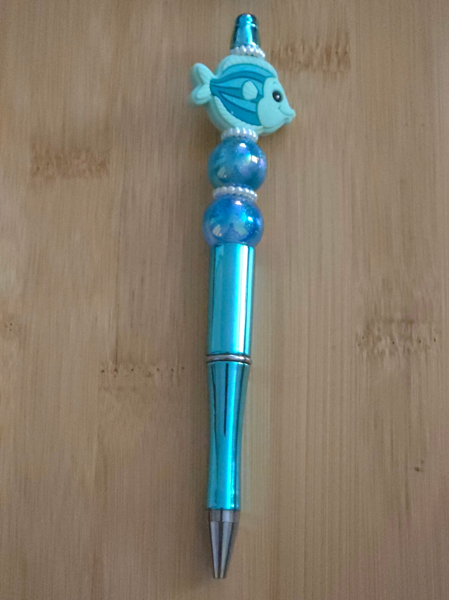 Beaded Pen with a Fish focal