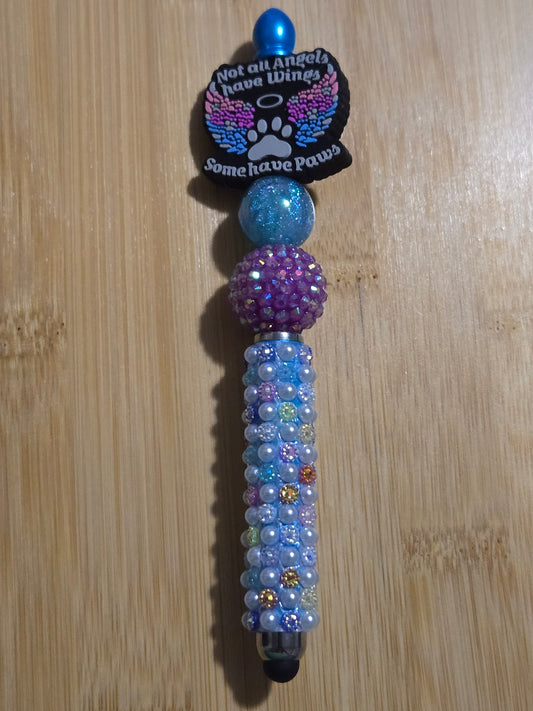 Custom Beaded Stylus and Pen in One