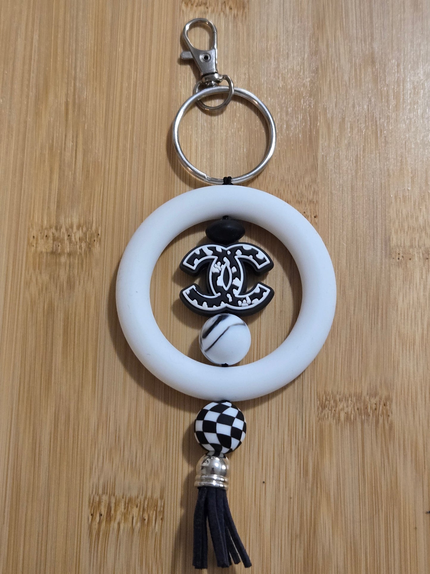 Custom Beaded Keychain