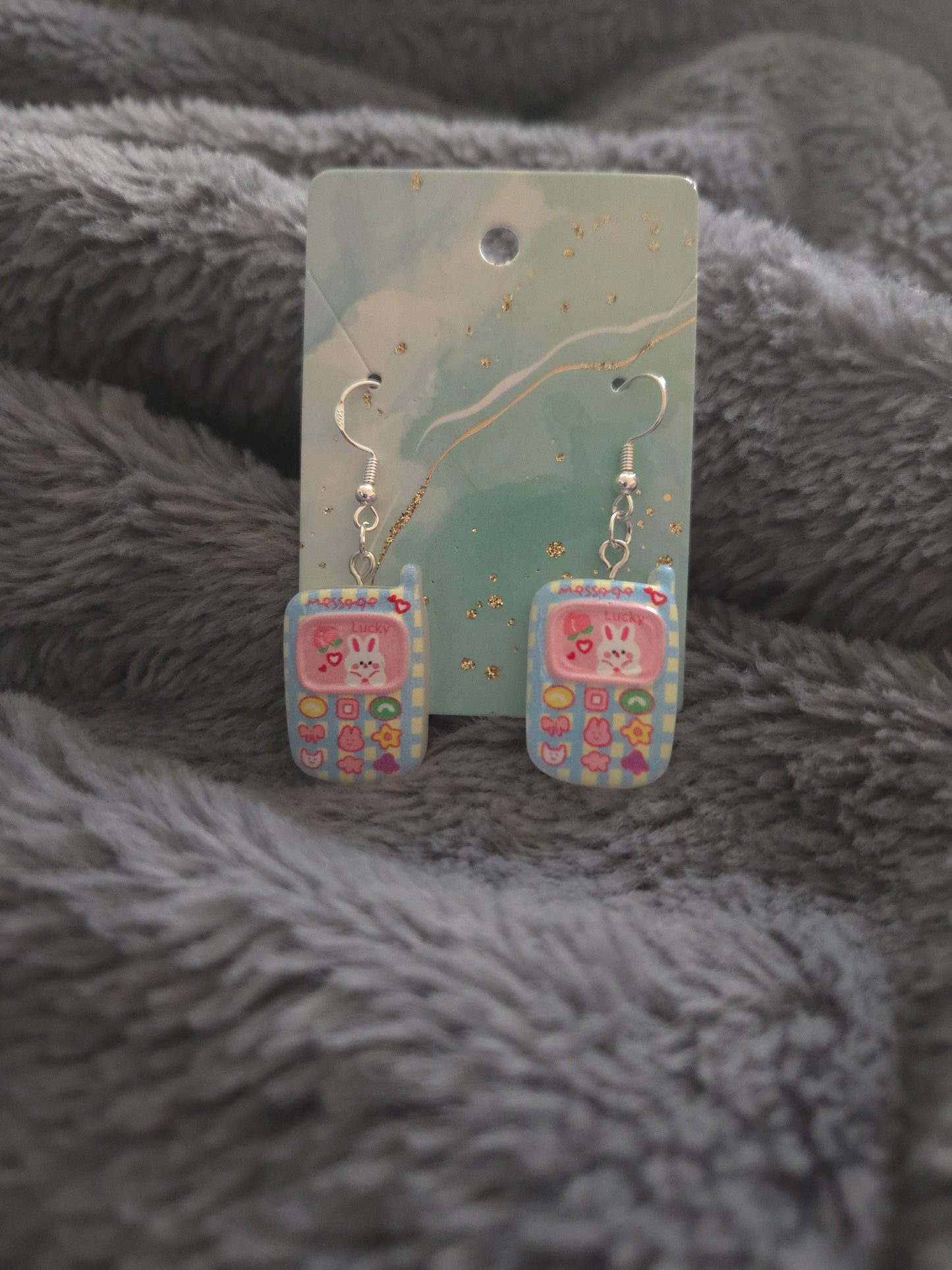 Cute Phone Dangle Earrings
