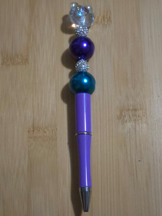 Beaded Pen with a Cat bead