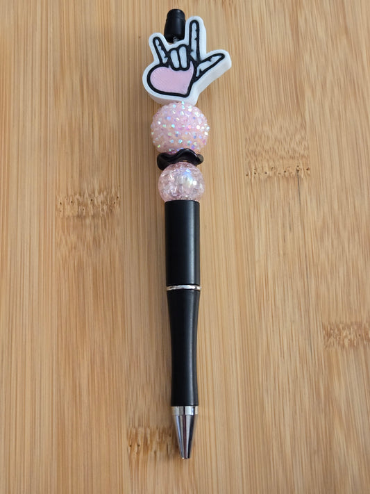ASL Beaded Pen