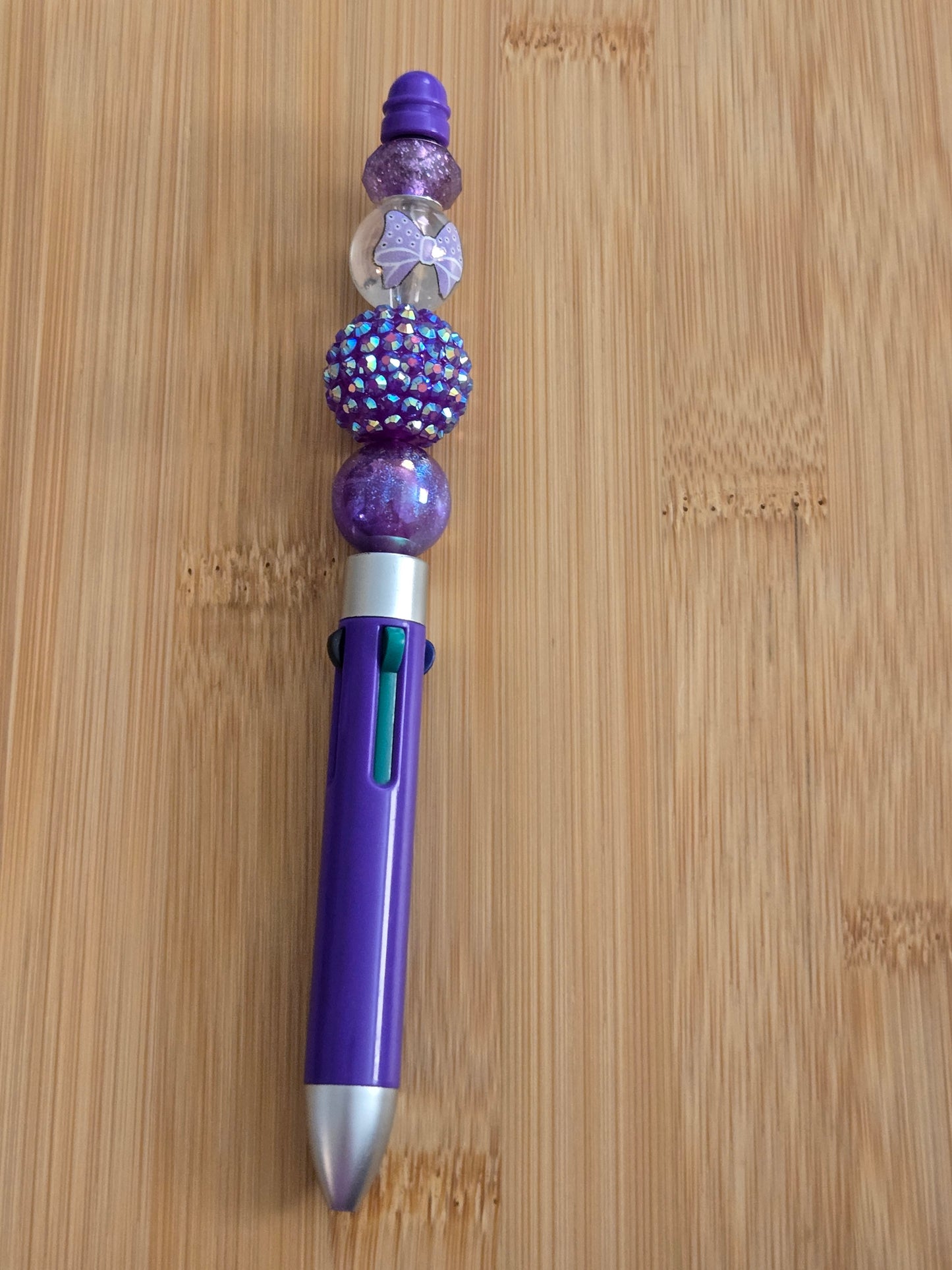 Custom Beaded Multicolored Pens