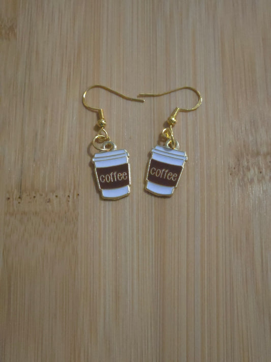 Cup of Coffee Earrings