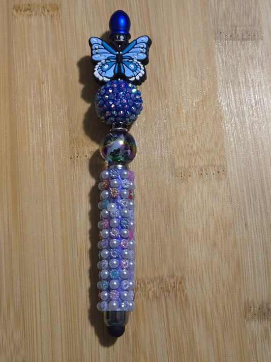 Custom Beaded Stylus and Pen in One