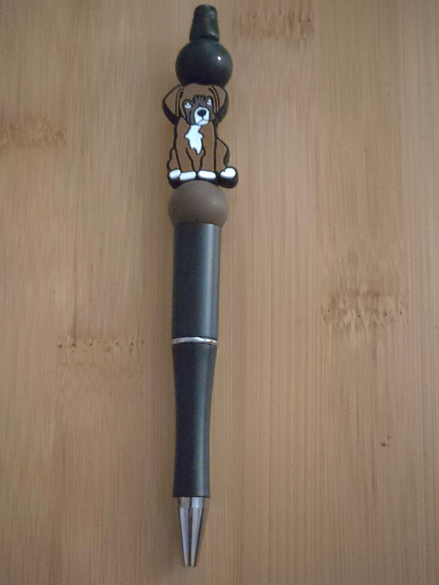 Beaded Pen with a Dog focal