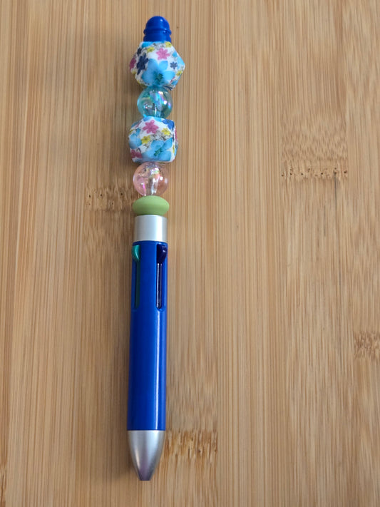 Custom Beaded Multicolored Pens