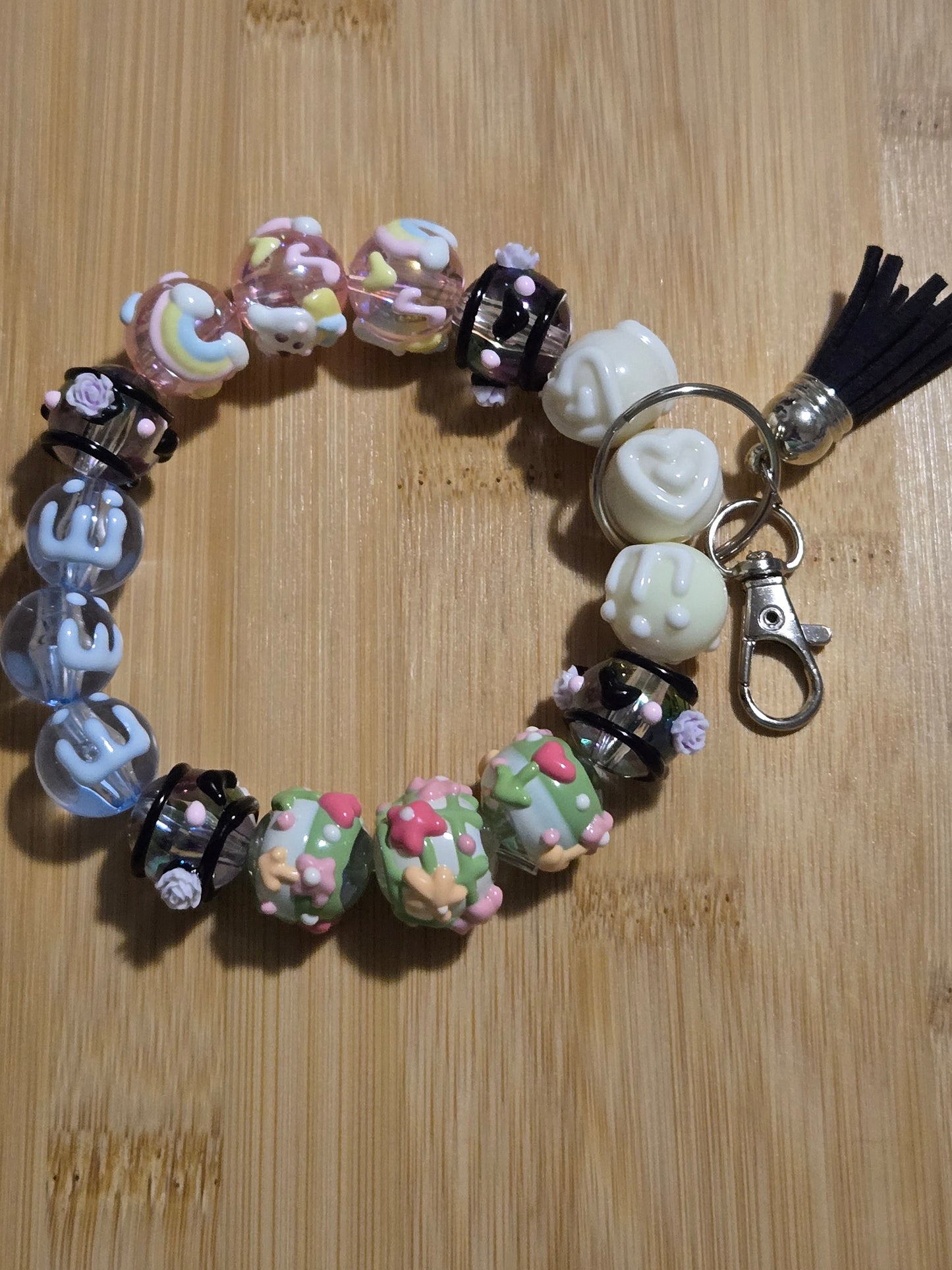 Custom Beaded Keychains