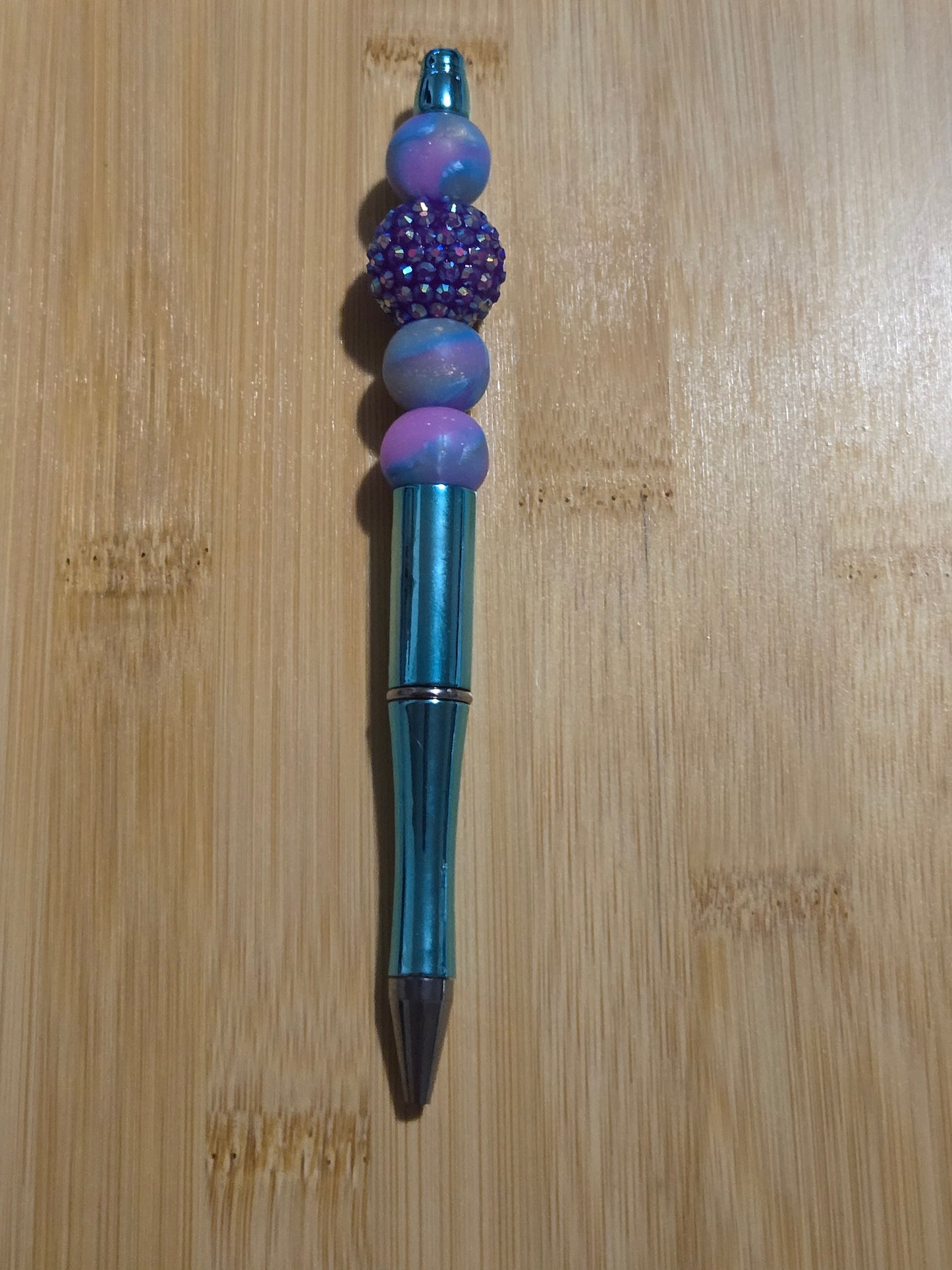 Beaded Pen with Sparkly beads