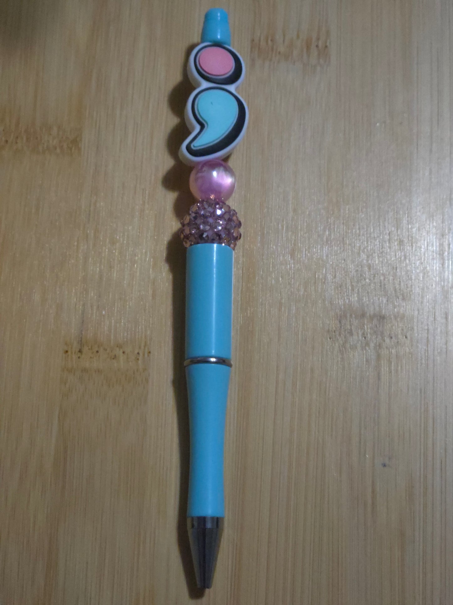 Beaded Pen with "Its Ok to Not Be Ok" focal