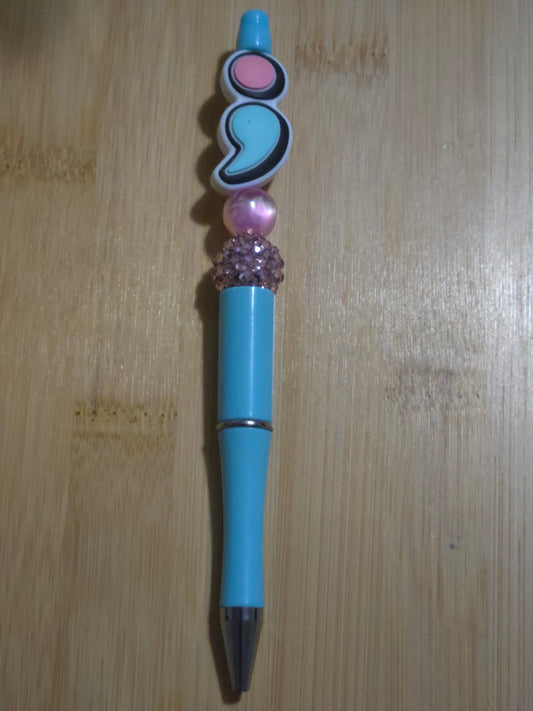 Beaded Pen with "Its Ok to Not Be Ok" focal