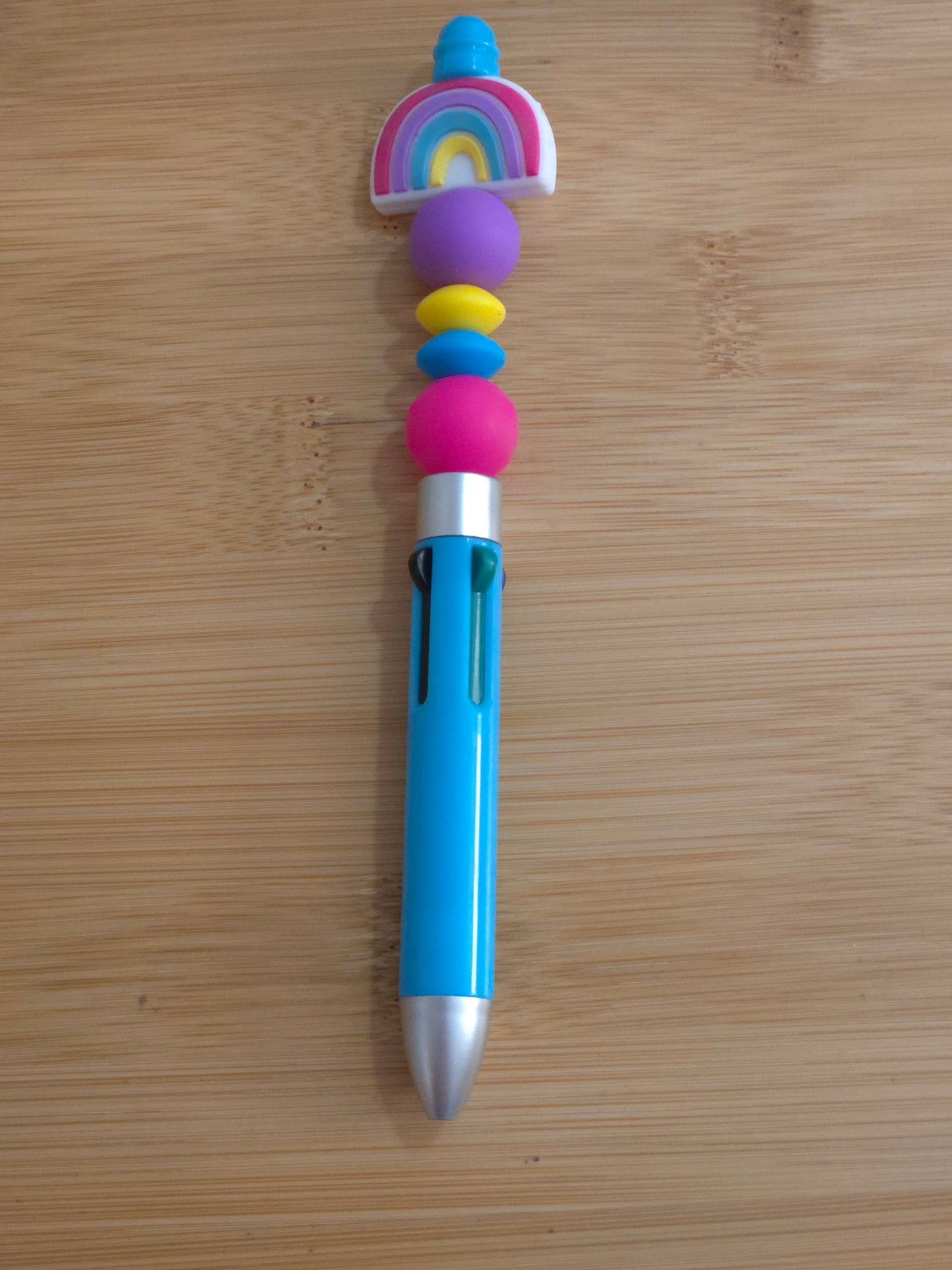Custom Beaded Multicolored Pens