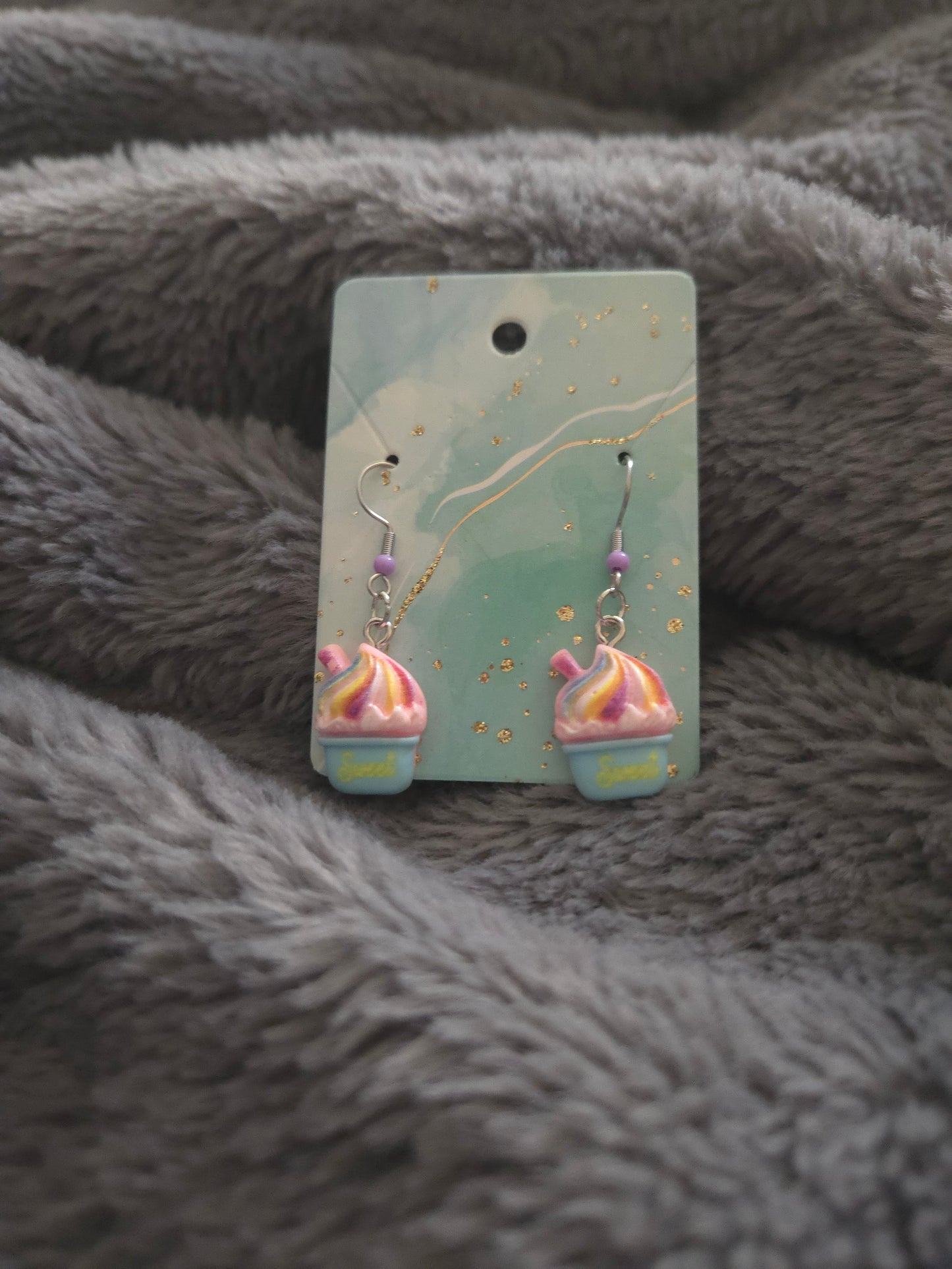 Cupcake Dangle Earrings