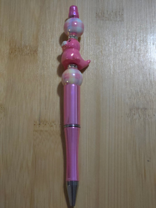 Beaded Pen with 2 beads and a Seal bead