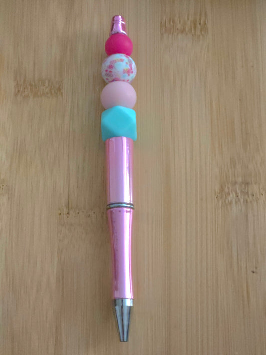 Beaded Pen with a Butterfly bead