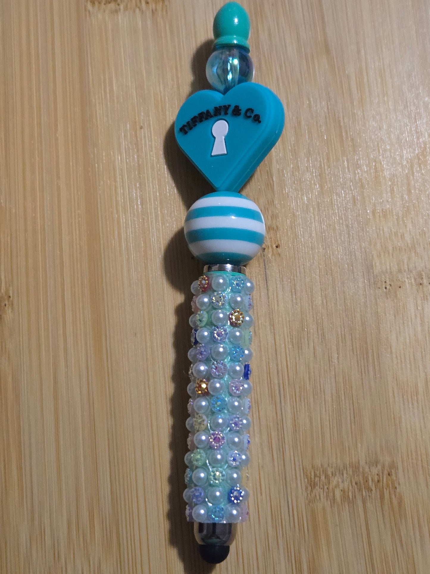 Custom Beaded Stylus and Pen in One
