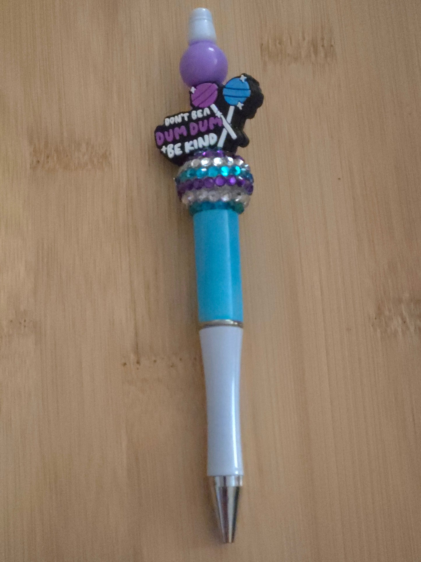 Beaded Pen with Dum Dum" focal