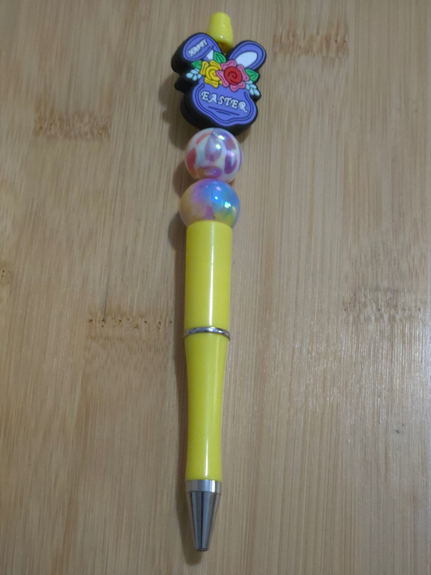 Beaded Pen with "Easter" focal