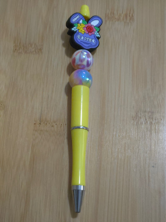 Beaded Pen with "Easter" focal