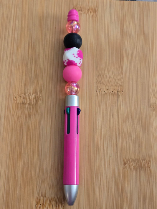 Custom Beaded Multicolored Pens
