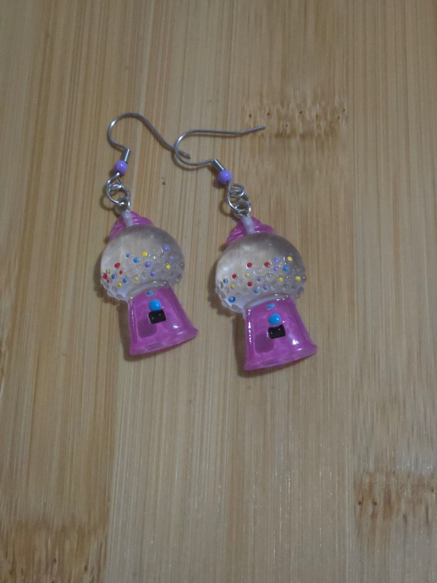 Bubble Gum Machine Earrings