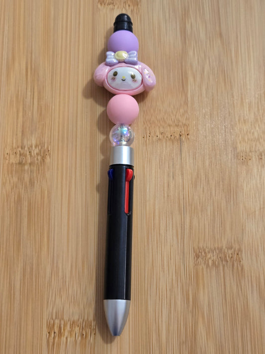 Custom Beaded Multicolored Pens