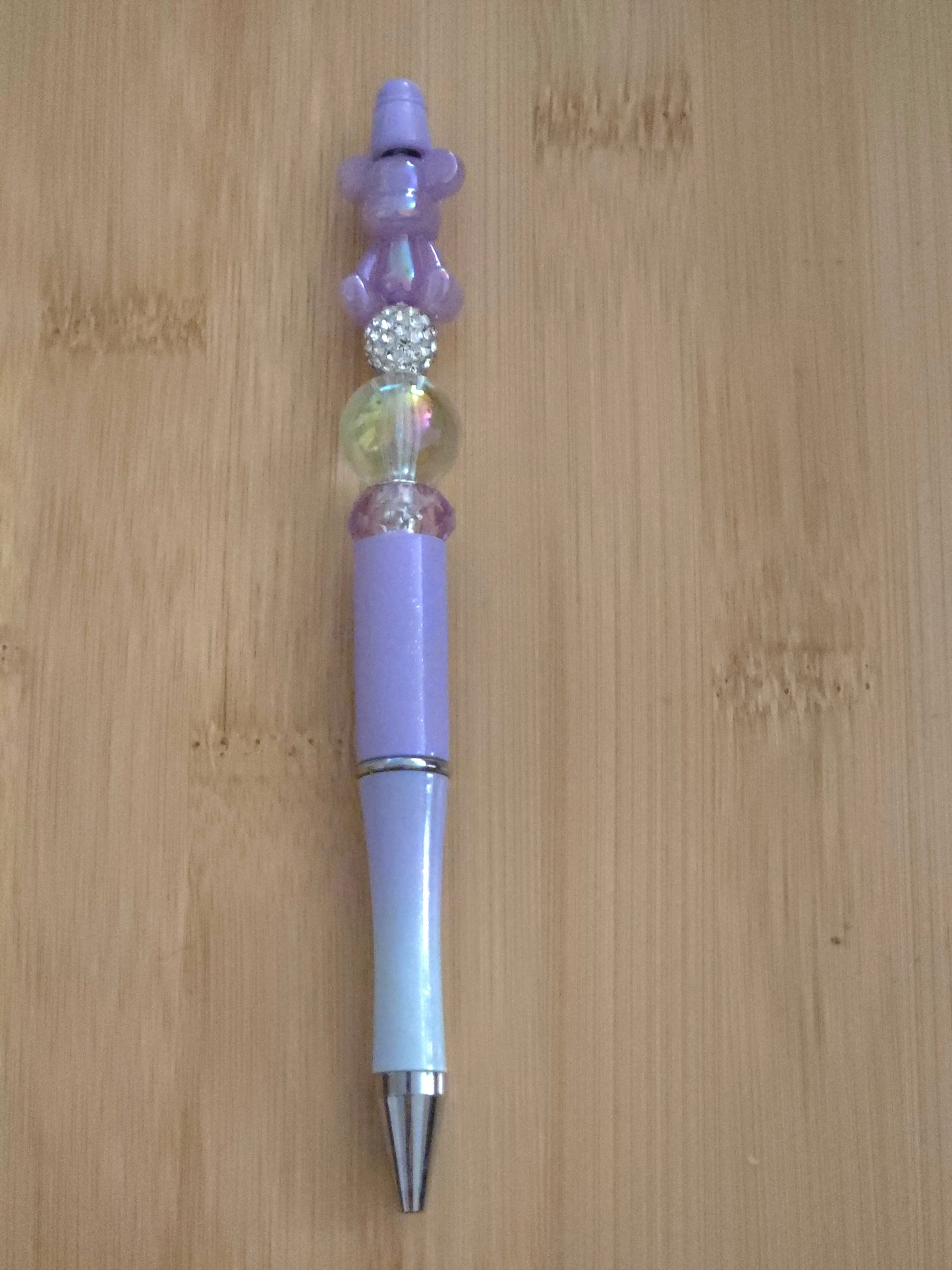 Beaded Pen with Bear bead