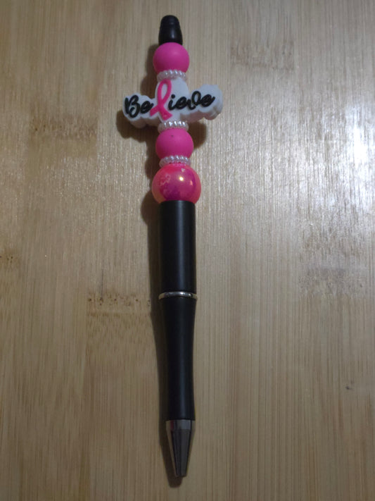 Beaded Pen "BC Believe" focal