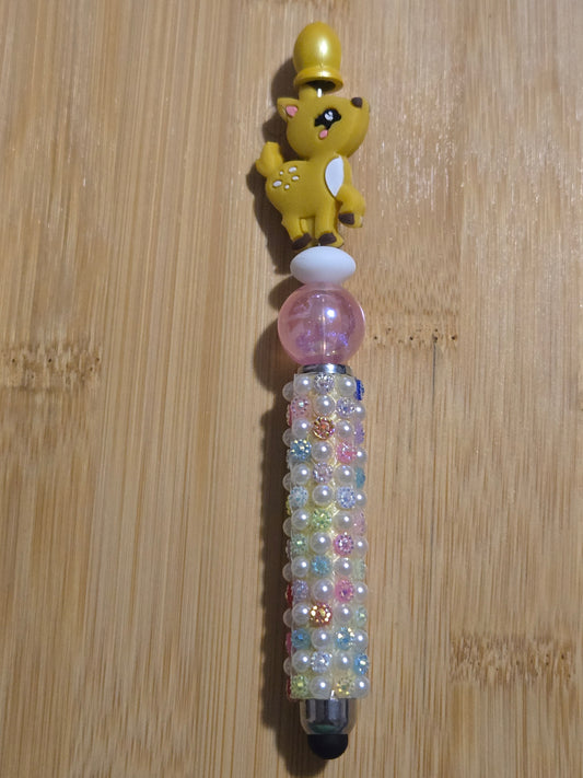 Custom Beaded Stylus and Pen in one