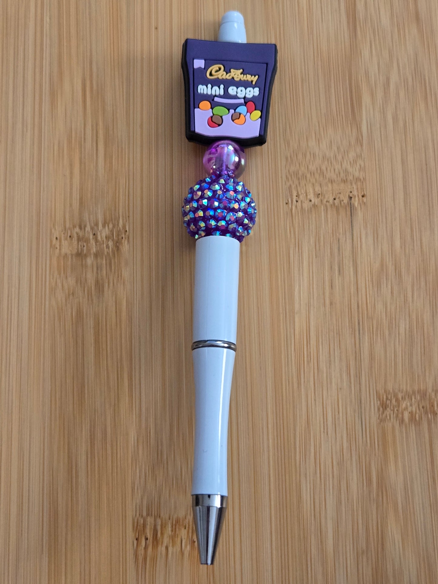 Beaded Pen with Cadbury focal