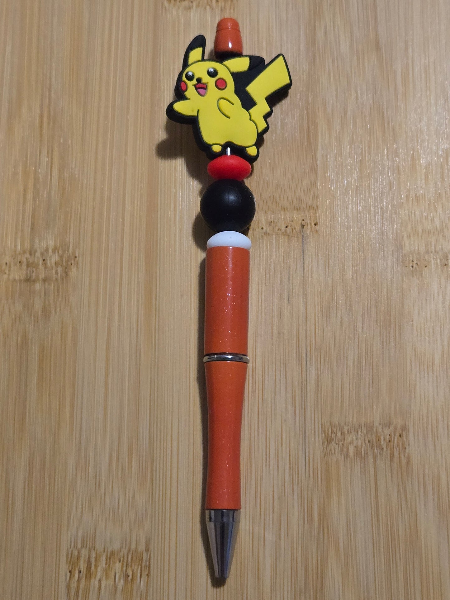 Beaded Pen with Pikachu focal