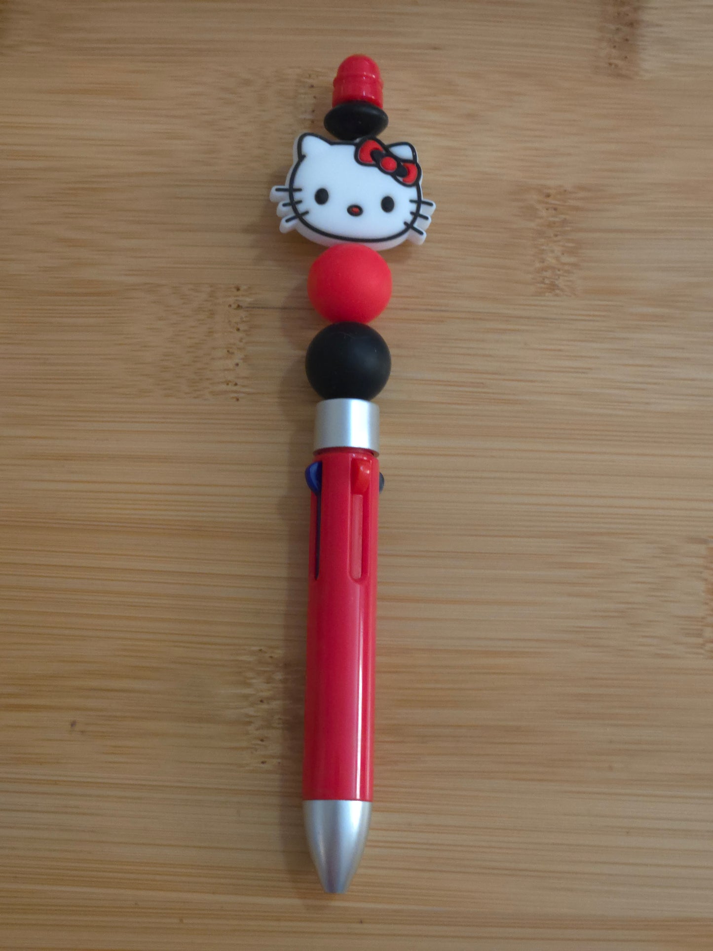 Custom Beaded Multicolored Pens