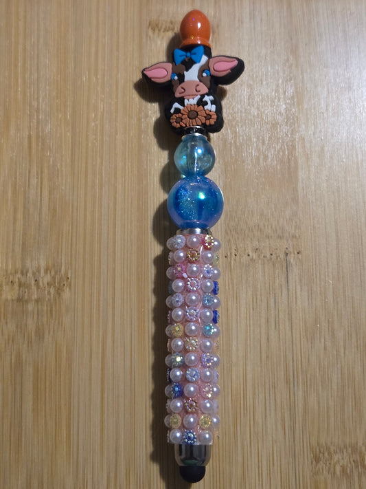 Custom Beaded Stylus and Pen in one