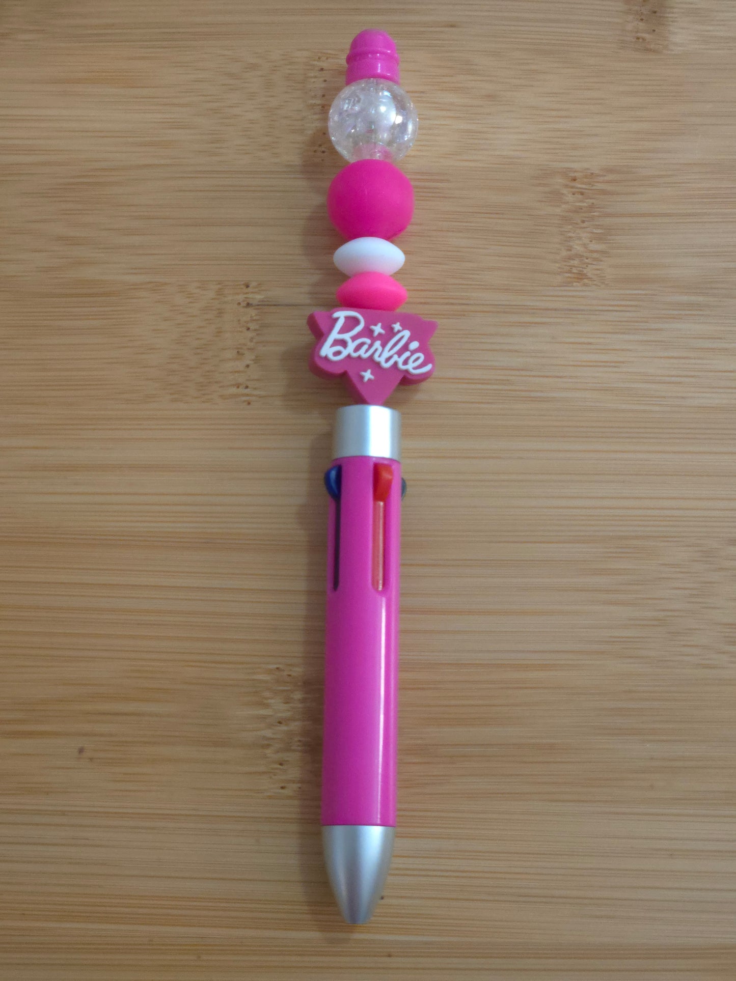 Custom Beaded Multicolored Pens