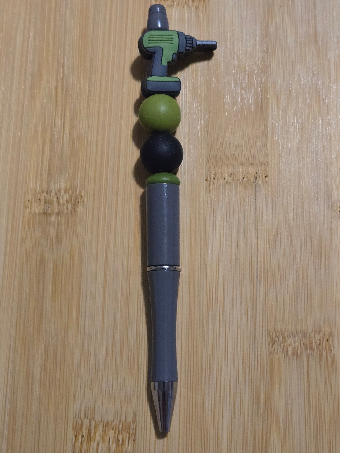 Beaded Pen with Drill focal