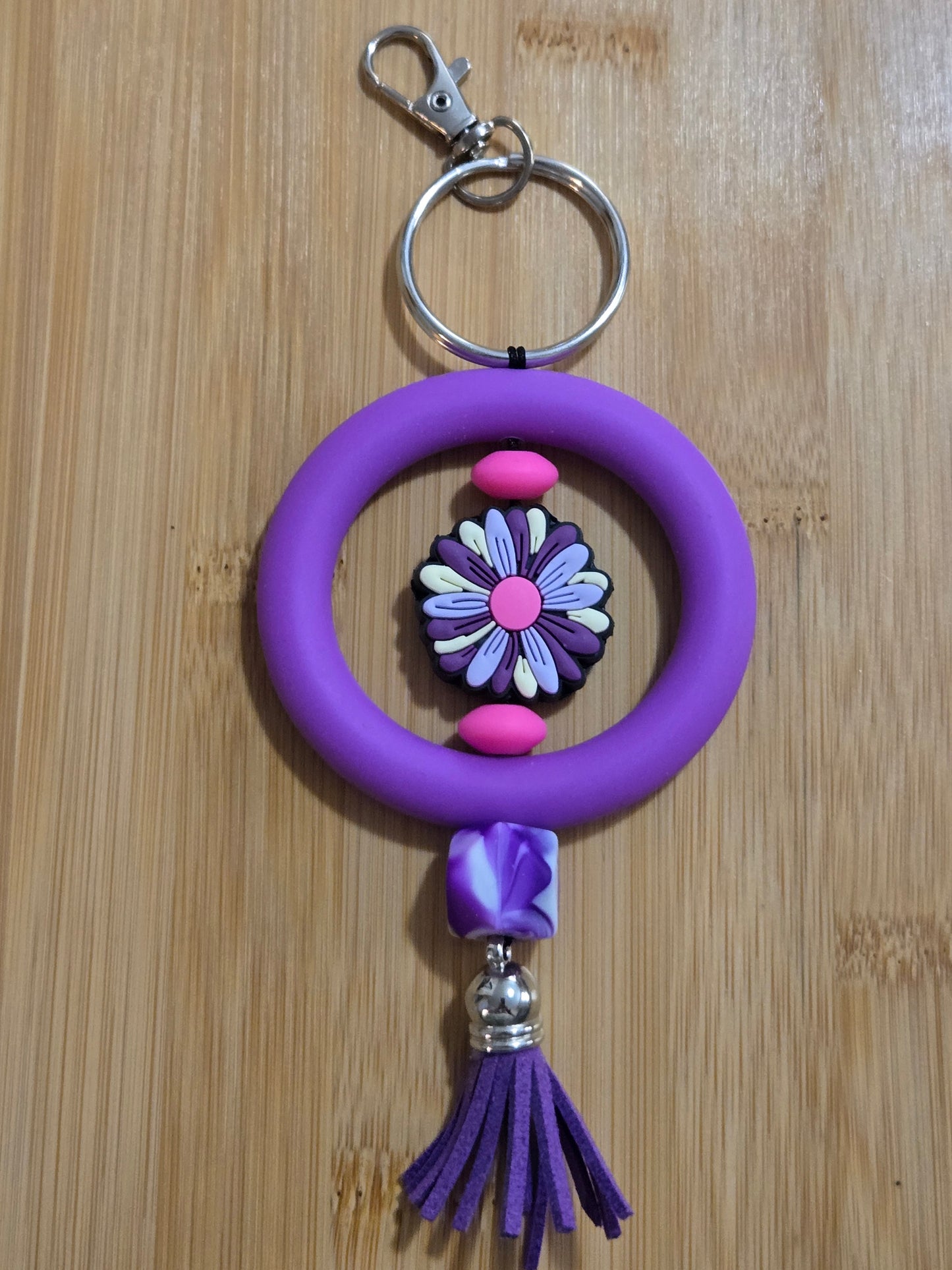 Custom Beaded Keychain