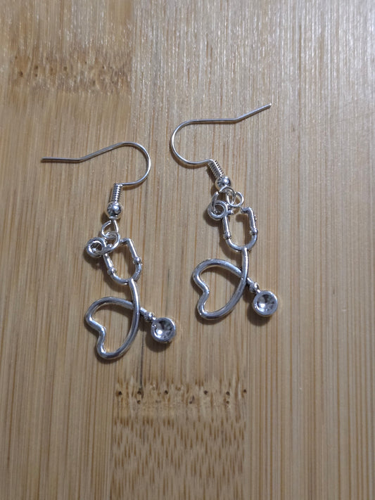 Stethoscope Dangle Earrings