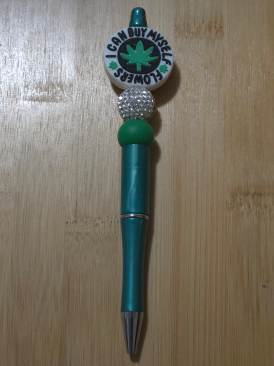 Flower Adult Beaded Pen