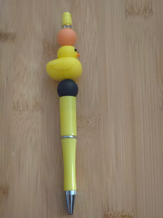 Beaded Pen with a Duck focal