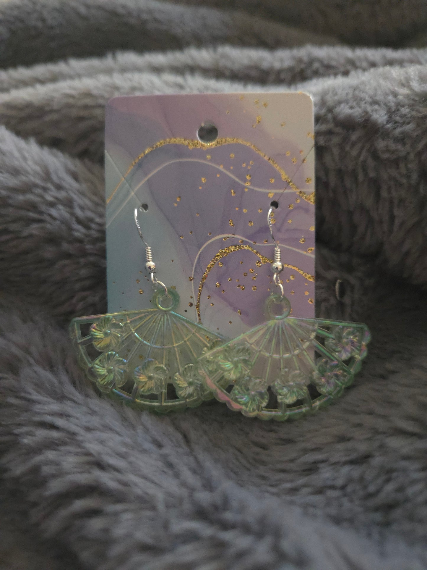 Dangle Fan Earrings