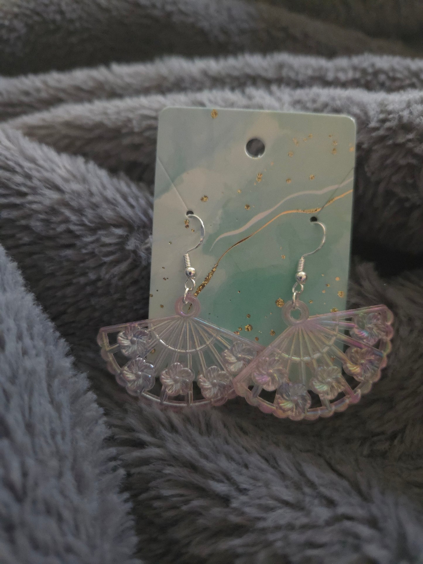 Dangle Fan Earrings