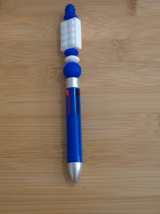 Custom Beaded Multicolored Pens