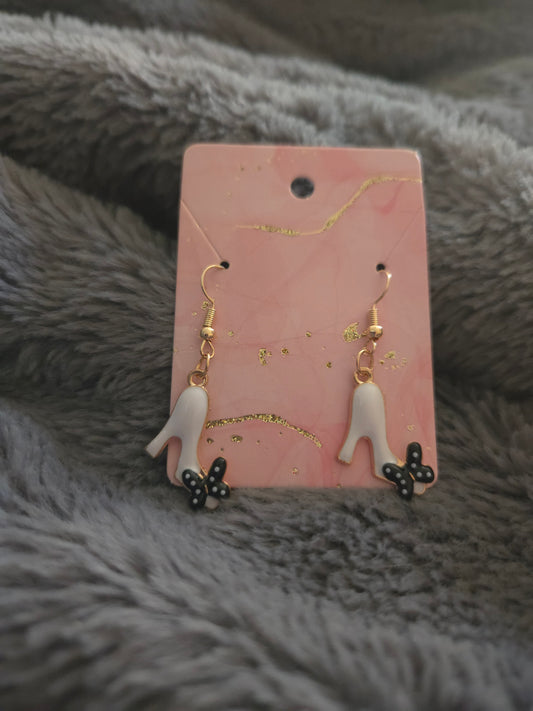 Bow Heel Shoe Earrings