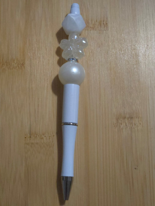 Beaded Pen with a Flower bead