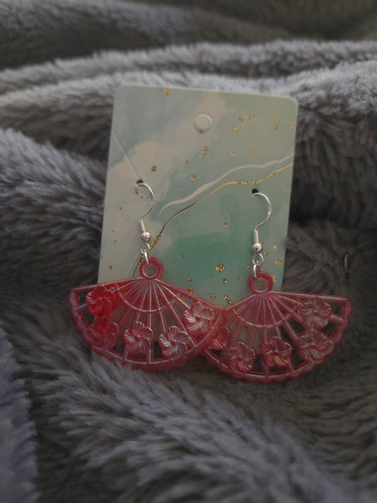 Dangle Fan Earrings